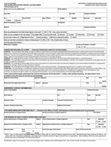 Editable Cdcr Memorandum Template Word Sample