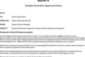 Editable Executive Memorandum Template Doc