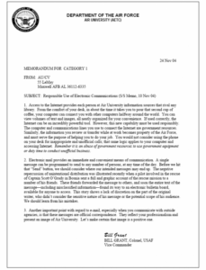 Editable Military Memorandum Of Understanding Template Excel Sample