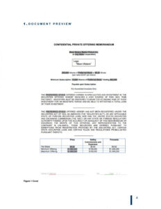 Editable Real Estate Private Placement Memorandum Template Word Sample