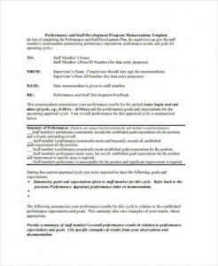 Free Executive Memorandum Template Doc