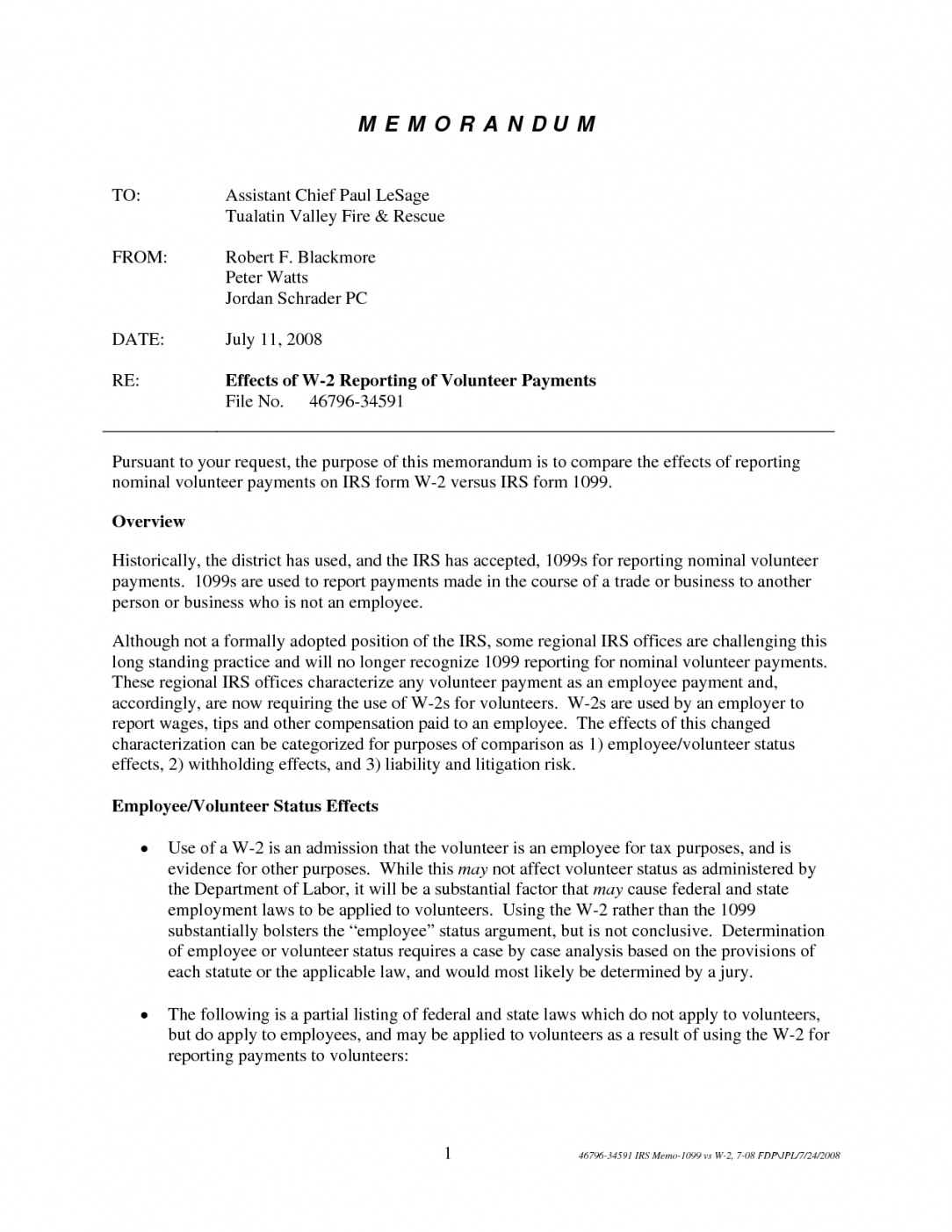 Free Staff Memorandum Template