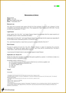 Internal Legal Memorandum Template Excel