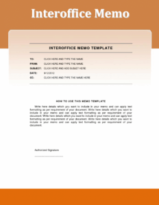 Letter Of Memorandum Template Pdf Sample