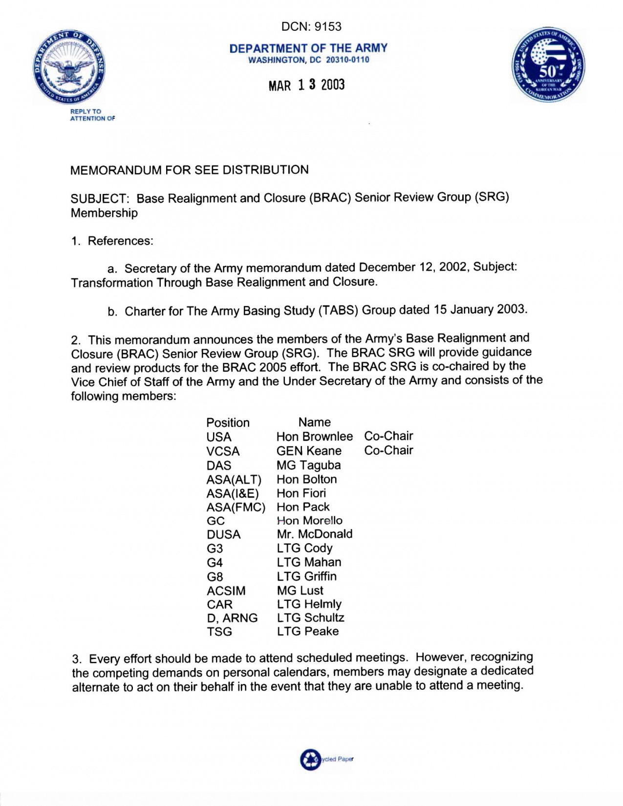 Printable Army Decision Memorandum Template  Sample