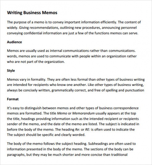 Decision Memorandum Template