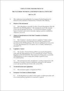 Printable Explanatory Memorandum Template Doc Example