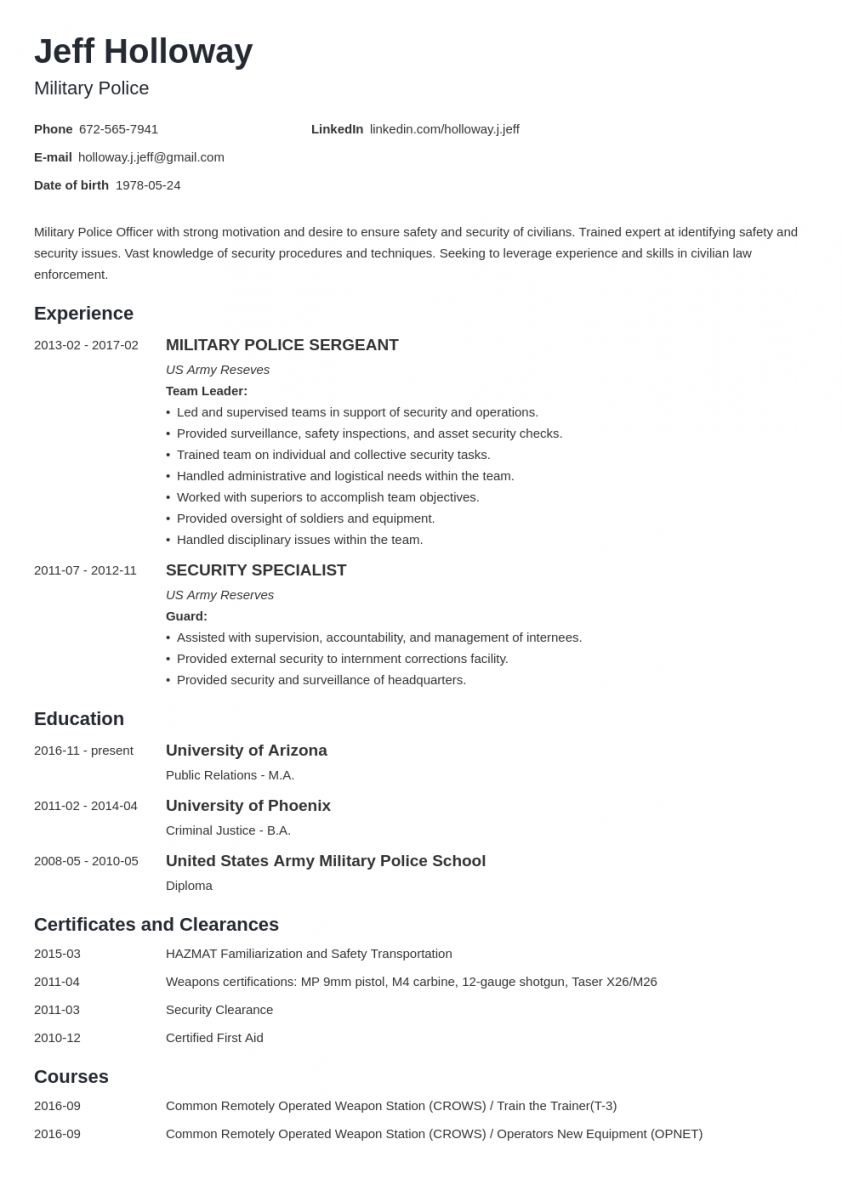 Tongue And Quill Resume Template