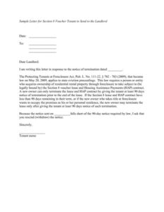 Best Apartment Lease Termination Notice Template