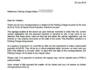 Best Appeal Parking Notice Template Pdf Example