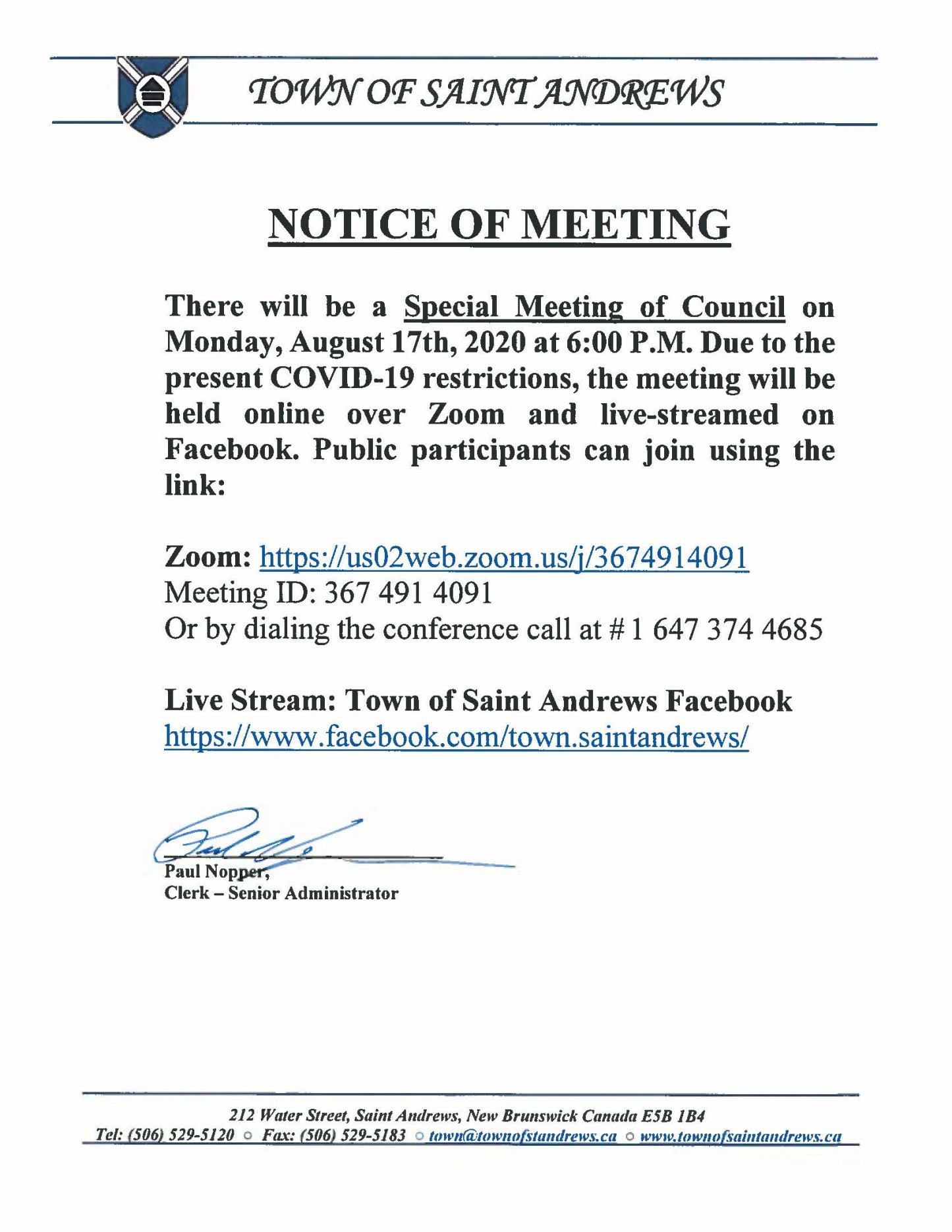 Hoa Meeting Notice Requirements