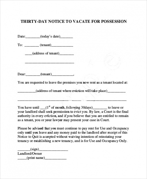 Best Maryland Eviction Notice Template PDF - Tacitproject