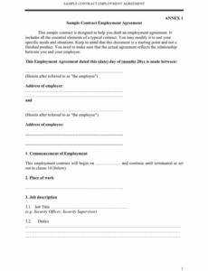 Contract Award Notice Template Excel Sample