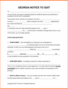 Contract Modification Notice Template Excel Example