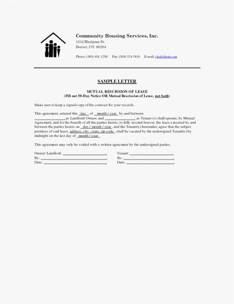 Editable 30 Day Written Notice To Vacate Template Doc Example
