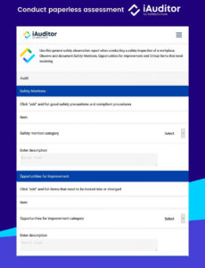 Editable Health And Safety Improvement Notice Template  Example