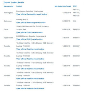 Editable Product Recall Notice Template Excel Sample