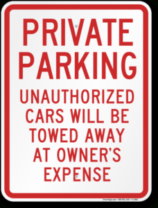 Editable Unauthorized Parking Notice Template Doc
