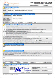 Fire Alarm Testing Notice Template Doc Sample