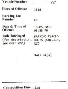 Free Appeal Parking Notice Template Pdf Sample