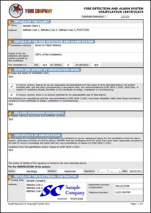 Free Fire Alarm Testing Notice Template Excel Example