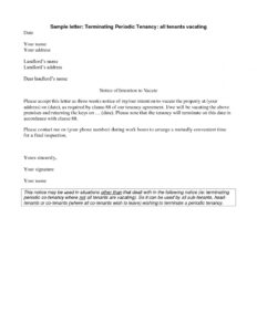 Free Landlord Repair Notice To Tenant Template  Sample