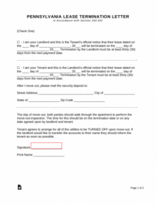 Free Lease Expiration Notice Template Word