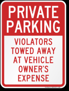 Free Unauthorized Parking Notice Template Word