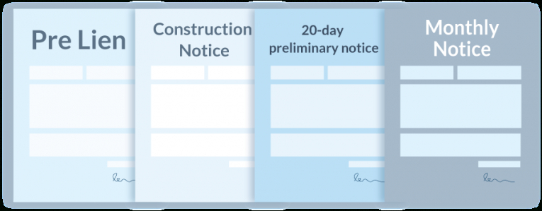 Printable 20 Day Preliminary Notice Template Doc Example