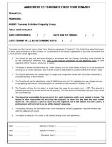 Printable Contract Modification Notice Template Excel Sample