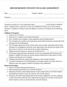 Professional Contract Modification Notice Template