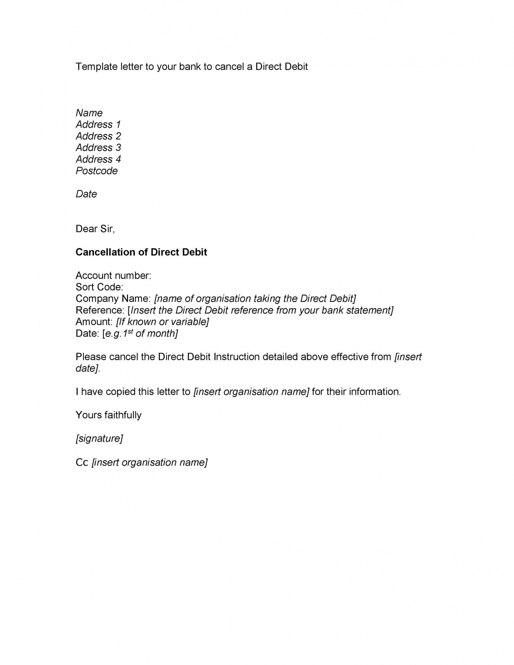 Professional Event Cancellation Notice Template Doc Sample