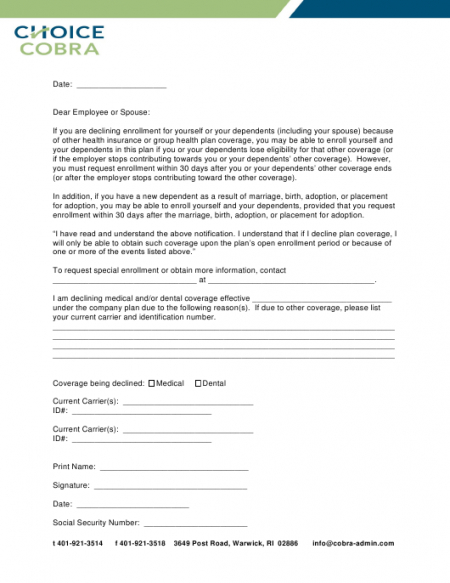 Professional Waiver Of Notice Template  Sample