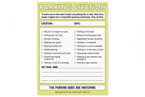 Unauthorized Parking Notice Template Excel Sample