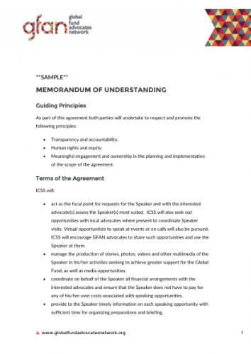 Costum International Memorandum Of Understanding Template Word Example