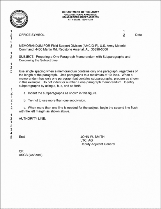 Editable Army Memorandum Of Soldier Agreement Template Tacitproject