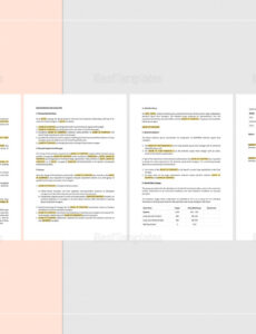 Editable Private Equity Information Memorandum Template Doc