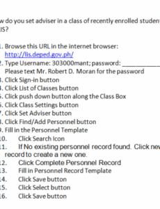 Password Requirement Memorandum Template  Example