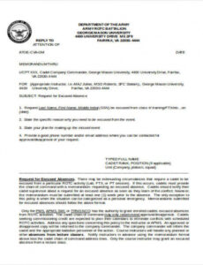 Printable Dod Memorandum Of Understanding Template  Example