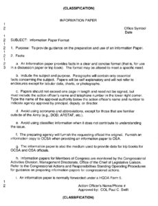 Ar 25 50 Memorandum Template