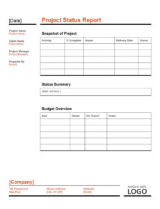 Best Client Report Template Doc Sample