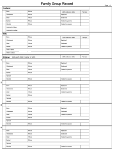 Best Genealogy Research Report Template  Example