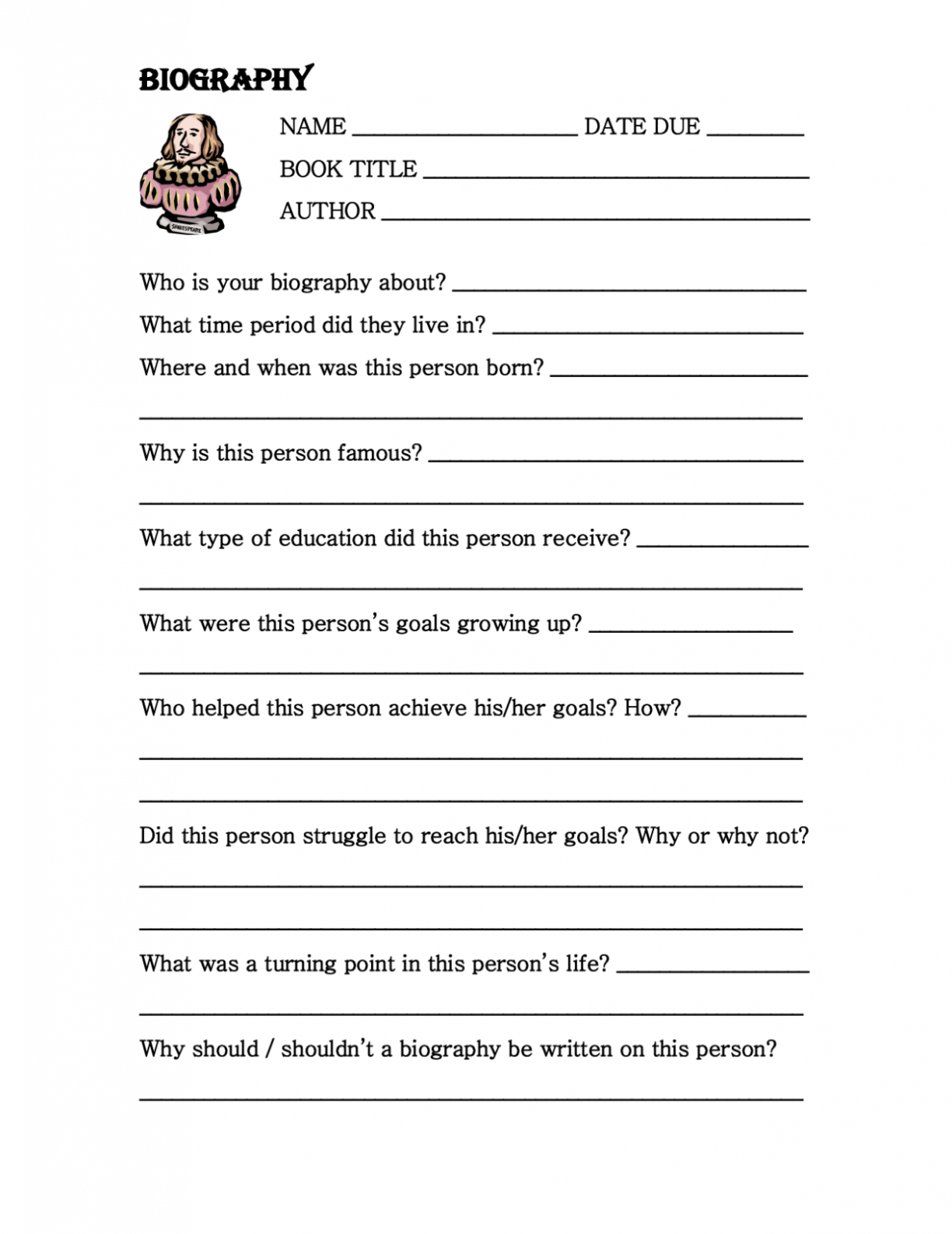 Best High School Book Report Template Doc Example