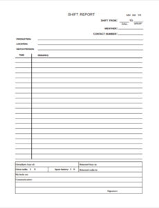 Best Nursing Bedside Shift Report Template Doc