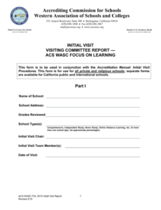 Committee Report Template Doc