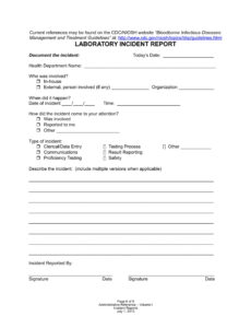 Costum Lab Report Template Word Example