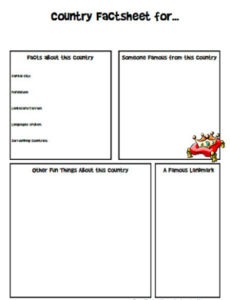 Country Report Template Word Example