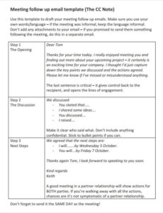 Editable After Meeting Report Template Pdf Sample