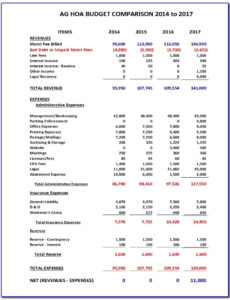 Editable Hoa Treasurer Report Template Doc Example