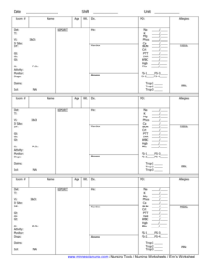 Free Icu Report Sheet Template Pdf Sample